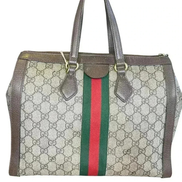 Gucci GG Supreme Ophidia Medium Size Retails For $2590 Dollars. - Picture 8 of 16